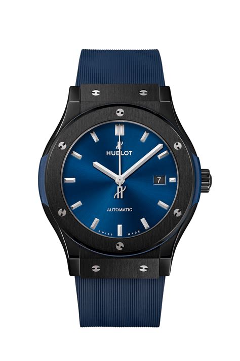 Classic Fusion Ceramic Blue 42 mm .